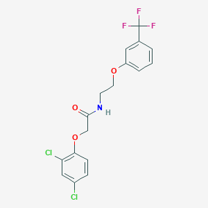 2-(2,4-dichlorophenoxy)-N-(2-(3-(trifluoromethyl)phenoxy)ethyl)acetamide
