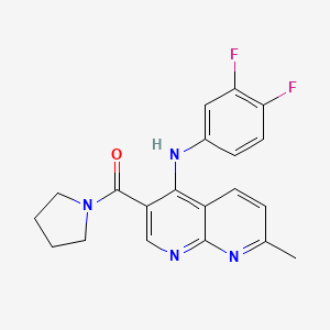 5-(3,4-dimethylisoxazol-5-yl)-N-(3-ethylphenyl)thiophene-2-sulfonamide