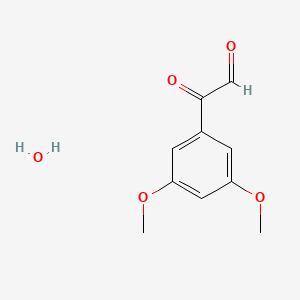 molecular formula C10H12O5 B2988162 3,5-Dimethoxyphenylglyoxal hydrate CAS No. 188199-78-2; 93506-72-0