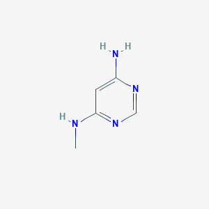 molecular formula C5H8N4 B2988332 4-N-methylpyrimidine-4,6-diamine CAS No. 66131-69-9