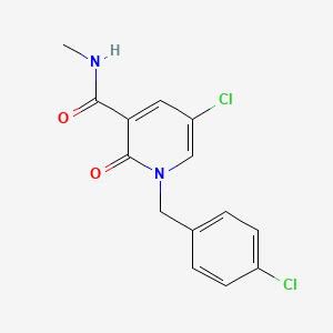 5-chloro-1-(4-chlorobenzyl)-N-methyl-2-oxo-1,2-dihydro-3-pyridinecarboxamide
