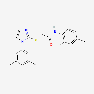 N-(2,4-dimethylphenyl)-2-((1-(3,5-dimethylphenyl)-1H-imidazol-2-yl)thio)acetamide