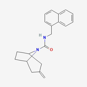 3-Methylidene-N-(naphthalen-1-ylmethyl)-8-azabicyclo[3.2.1]octane-8-carboxamide