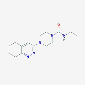 N-ethyl-4-(5,6,7,8-tetrahydrocinnolin-3-yl)piperazine-1-carboxamide