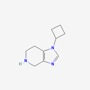 1-Cyclobutyl-1H,4H,5H,6H,7H-imidazo[4,5-C]pyridine