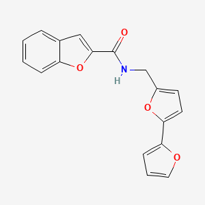 N-([2,2'-bifuran]-5-ylmethyl)benzofuran-2-carboxamide