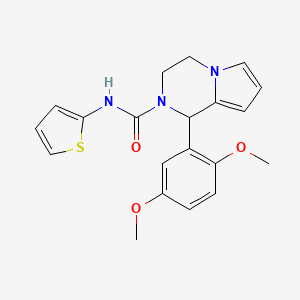 1-(2,5-dimethoxyphenyl)-N-(thiophen-2-yl)-3,4-dihydropyrrolo[1,2-a]pyrazine-2(1H)-carboxamide