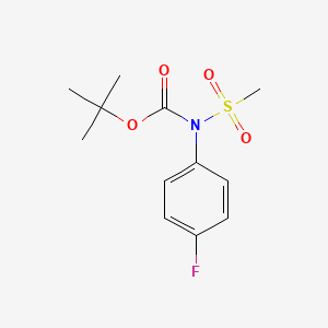 tert-butyl N-(4-fluorophenyl)-N-(methylsulfonyl)carbamate
