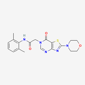 N-(2,6-dimethylphenyl)-2-(2-morpholino-7-oxothiazolo[4,5-d]pyrimidin-6(7H)-yl)acetamide
