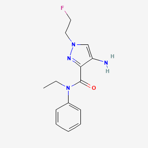 4-Amino-N-ethyl-1-(2-fluoroethyl)-n-phenyl-1H-pyrazole-3-carboxamide