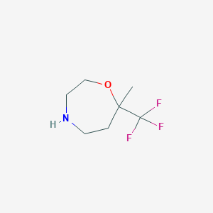 7-Methyl-7-(trifluoromethyl)-1,4-oxazepane