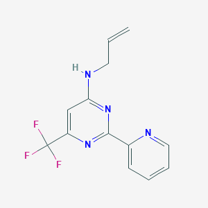 N-allyl-2-(2-pyridinyl)-6-(trifluoromethyl)-4-pyrimidinamine