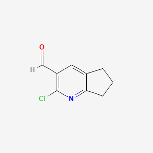 2-Chloro-6,7-dihydro-5H-cyclopenta[b]pyridine-3-carbaldehyde