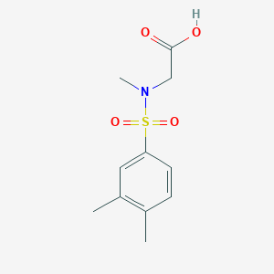 2-(N-methyl3,4-dimethylbenzenesulfonamido)acetic acid