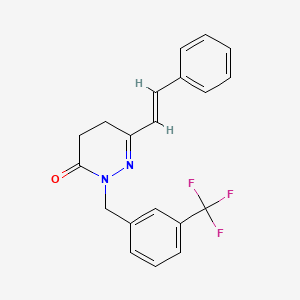 6-styryl-2-[3-(trifluoromethyl)benzyl]-4,5-dihydro-3(2H)-pyridazinone