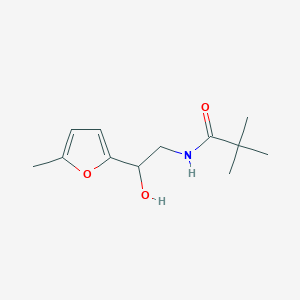 N-(2-hydroxy-2-(5-methylfuran-2-yl)ethyl)pivalamide