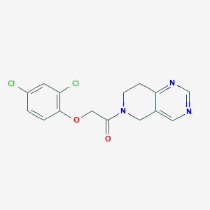 B2988899 2-(2,4-dichlorophenoxy)-1-(7,8-dihydropyrido[4,3-d]pyrimidin-6(5H)-yl)ethanone CAS No. 1797894-67-7