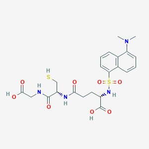 molecular formula C22H28N4O8S2 B2988957 Dansyl glutathione 