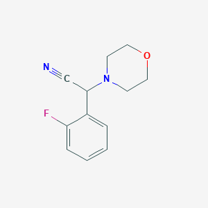 2-(2-Fluorophenyl)-2-morpholinoacetonitrile