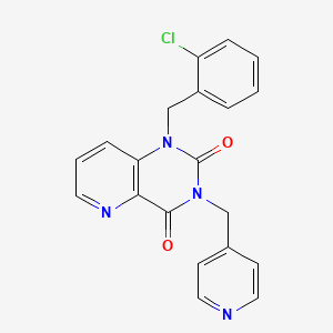 1-(2-chlorobenzyl)-3-(pyridin-4-ylmethyl)pyrido[3,2-d]pyrimidine-2,4(1H,3H)-dione