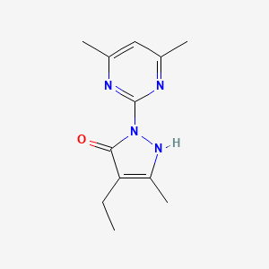 1-(4,6-dimethylpyrimidin-2-yl)-4-ethyl-3-methyl-1H-pyrazol-5-ol