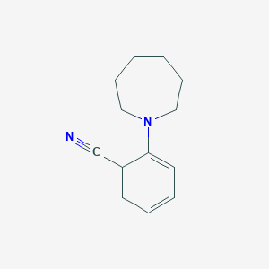 molecular formula C13H16N2 B2989087 2-(Azepan-1-yl)benzonitrile CAS No. 72767-22-7