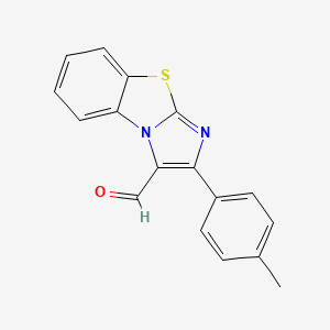 2-p-Tolylbenzo[d]imidazo[2,1-b]thiazole-3-carboxaldehyde