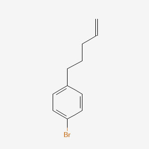 molecular formula C11H13Br B2989188 5-(4-Bromophenyl)-1-pentene CAS No. 134336-90-6