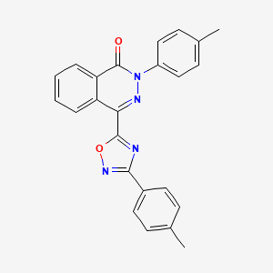 2-(4-methylphenyl)-4-[3-(4-methylphenyl)-1,2,4-oxadiazol-5-yl]phthalazin-1(2H)-one