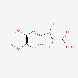 8-Chloro-2,3-dihydrothieno[2,3-g][1,4]benzodioxine-7-carboxylic acid