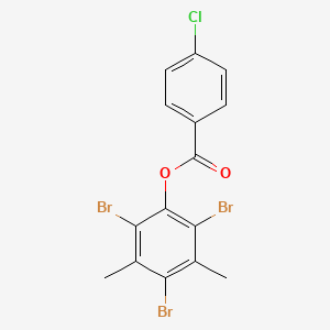 2,4,6-Tribromo-3,5-dimethylphenyl 4-chlorobenzenecarboxylate