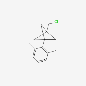 1-(Chloromethyl)-3-(2,6-dimethylphenyl)bicyclo[1.1.1]pentane