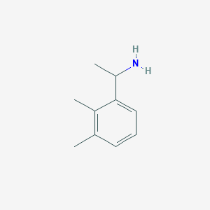 molecular formula C10H15N B2989414 1-(2,3-二甲基苯基)乙-1-胺 CAS No. 42291-01-0