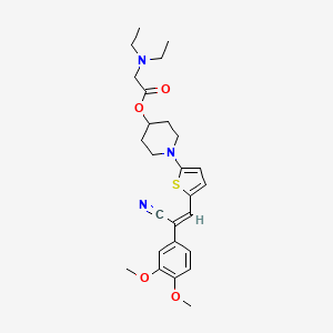 molecular formula C26H33N3O4S B2989415 YHO-13351 free base 