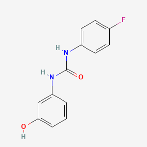 molecular formula C13H11FN2O2 B2989473 1-(4-Fluorophenyl)-3-(3-hydroxyphenyl)urea CAS No. 199585-00-7