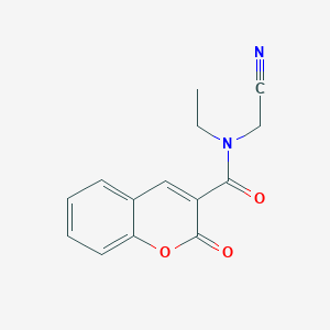 molecular formula C14H12N2O3 B2989694 N-(cyanomethyl)-N-ethyl-2-oxo-2H-chromene-3-carboxamide CAS No. 1355792-66-3