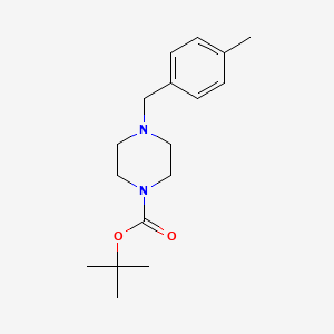 molecular formula C17H26N2O2 B2989839 Tert-butyl 4-(4-methylbenzyl)piperazine-1-carboxylate CAS No. 779989-61-6