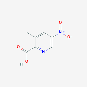 molecular formula C7H6N2O4 B2989862 3-Methyl-5-nitropyridine-2-carboxylic acid CAS No. 1211578-56-1