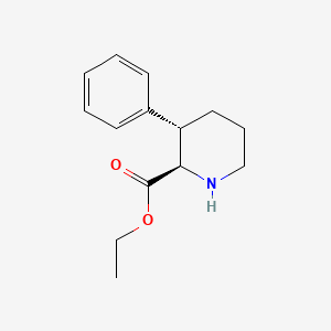 molecular formula C14H19NO2 B2989901 Ethyl (2R,3S)-3-phenylpiperidine-2-carboxylate CAS No. 2248413-28-5