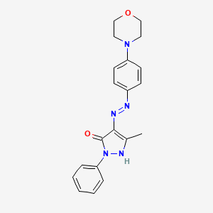 molecular formula C20H21N5O2 B2989913 ZINC13466751 