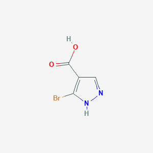 molecular formula C4H3BrN2O2 B2989962 3-Bromo-1h-pyrazole-4-carboxylic acid CAS No. 1502986-45-9
