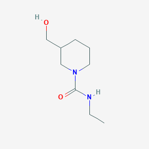 molecular formula C9H18N2O2 B2989979 N-ethyl-3-(hydroxymethyl)piperidine-1-carboxamide CAS No. 940077-81-6