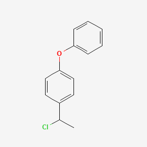molecular formula C14H13ClO B2989991 1-(1-Chloroethyl)-4-phenoxybenzene CAS No. 19935-80-9