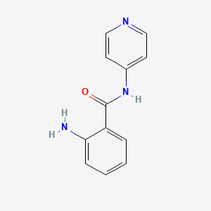 molecular formula C12H11N3O B2990054 2-amino-N-(pyridin-4-yl)benzamide CAS No. 91396-95-1