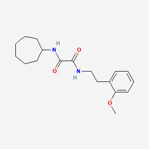 N1-cycloheptyl-N2-(2-methoxyphenethyl)oxalamide