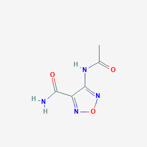 4-(Acetylamino)-1,2,5-oxadiazole-3-carboxamide