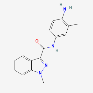 N-(4-Amino-3-methylphenyl)-1-methylindazole-3-carboxamide