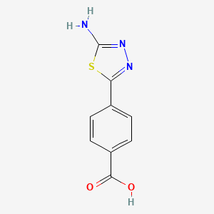 4-(5-Amino-1,3,4-thiadiazol-2-yl)benzoic acid
