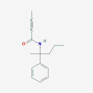 N-(2-Phenylpentan-2-yl)but-2-ynamide