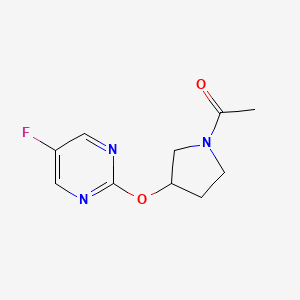 1-(3-((5-Fluoropyrimidin-2-yl)oxy)pyrrolidin-1-yl)ethanone